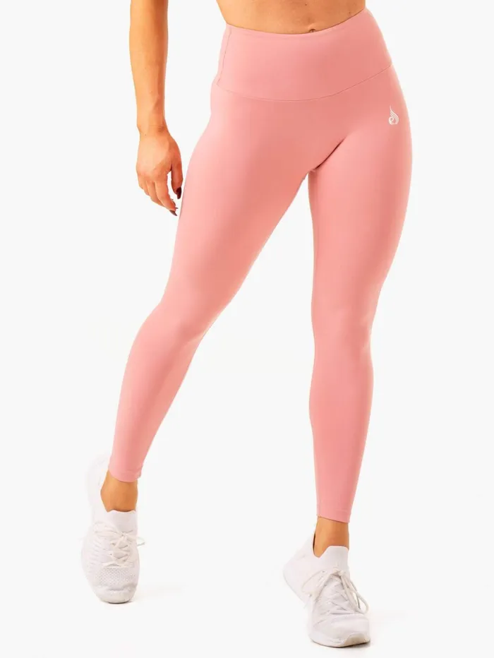 Vital High Waisted Scrunch Leggings 8211 Blush Pink Women Ryderwear Leggings