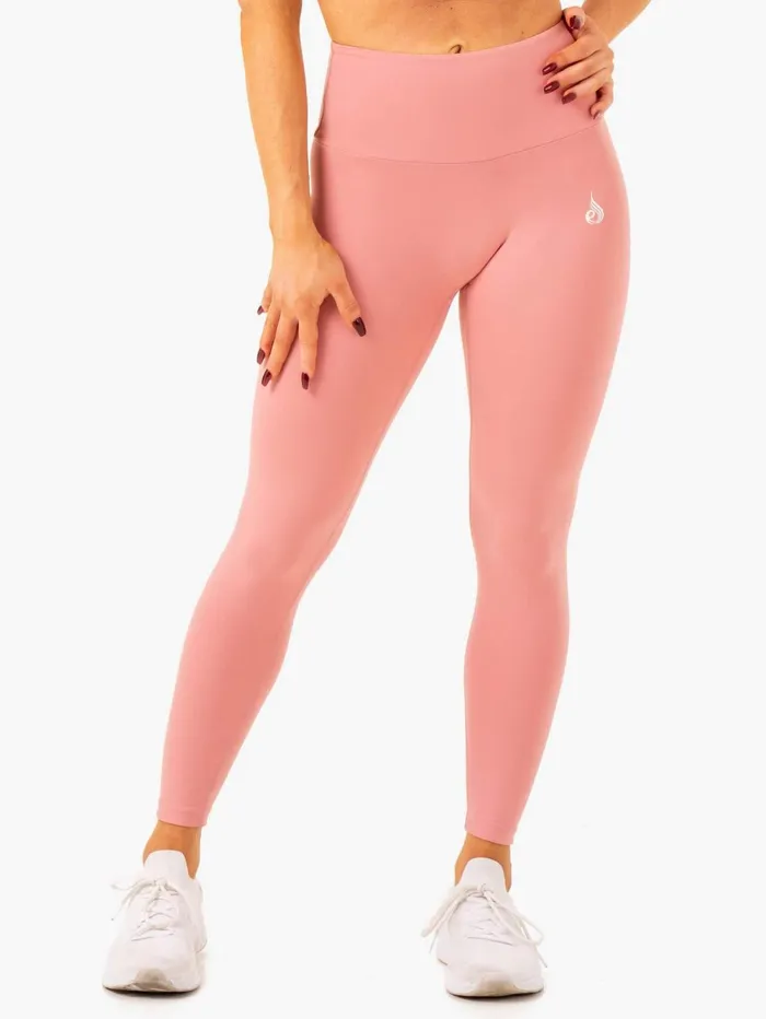 Vital High Waisted Scrunch Leggings 8211 Blush Pink Women Ryderwear Leggings