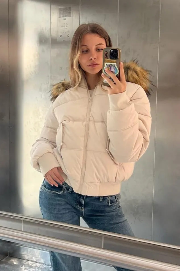 Waterproof Bomber Jacket Hooded Women Subdued Coats and Jackets