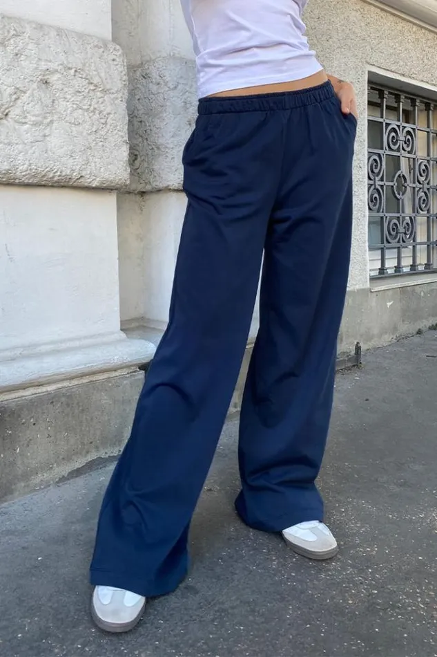Wide Leg Joggers Women Subdued Pants