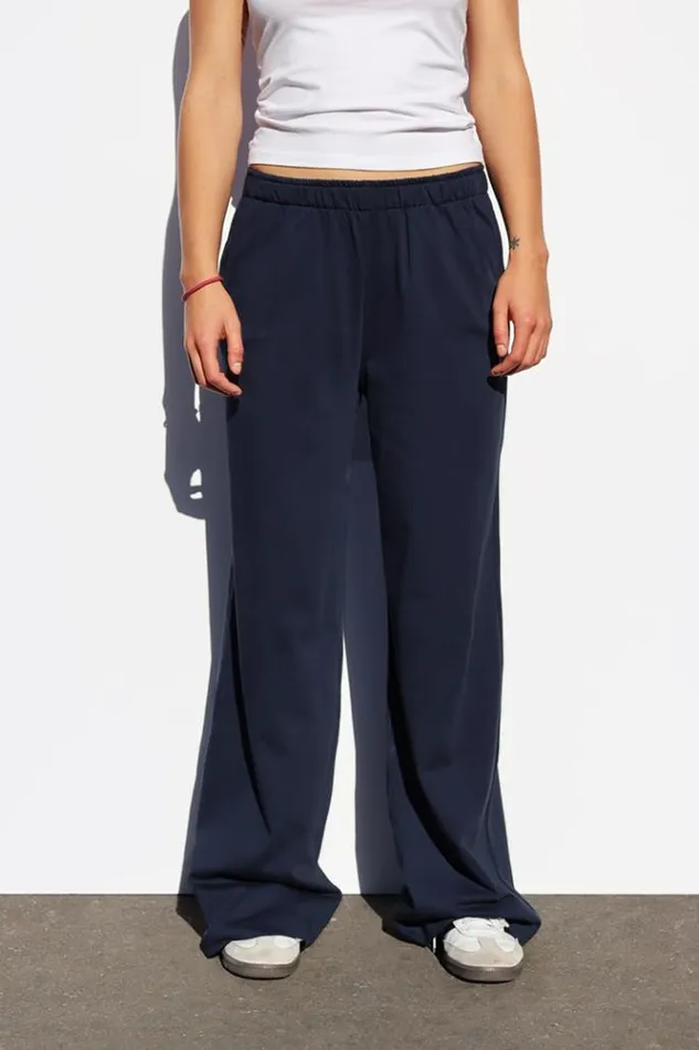 Wide Leg Joggers Women Subdued Pants