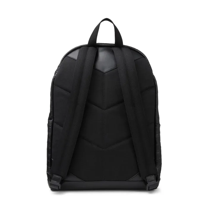 Wilmer Black CrocEmbossed Leather Backpack Black Men JIMMY CHOO Bags