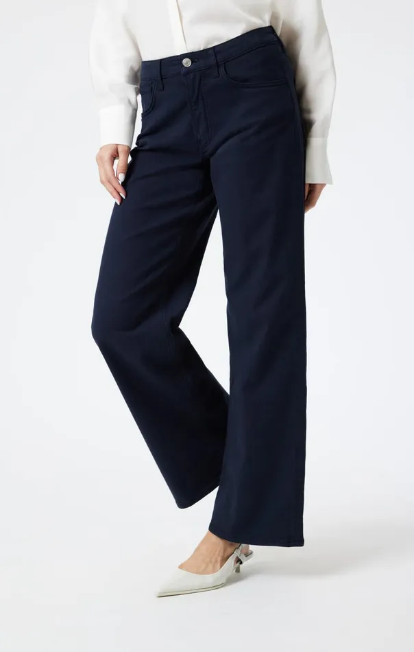 Women Alena Straight Leg In Midnight Luxe Twill Mavi Jeans Pants Women Alena Straight Leg In Midnight Luxe Twill Mavi Jeans Pants