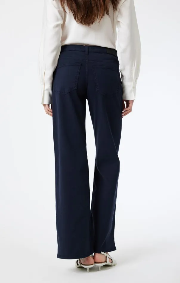 Women Alena Straight Leg In Midnight Luxe Twill Mavi Jeans Pants Women Alena Straight Leg In Midnight Luxe Twill Mavi Jeans Pants