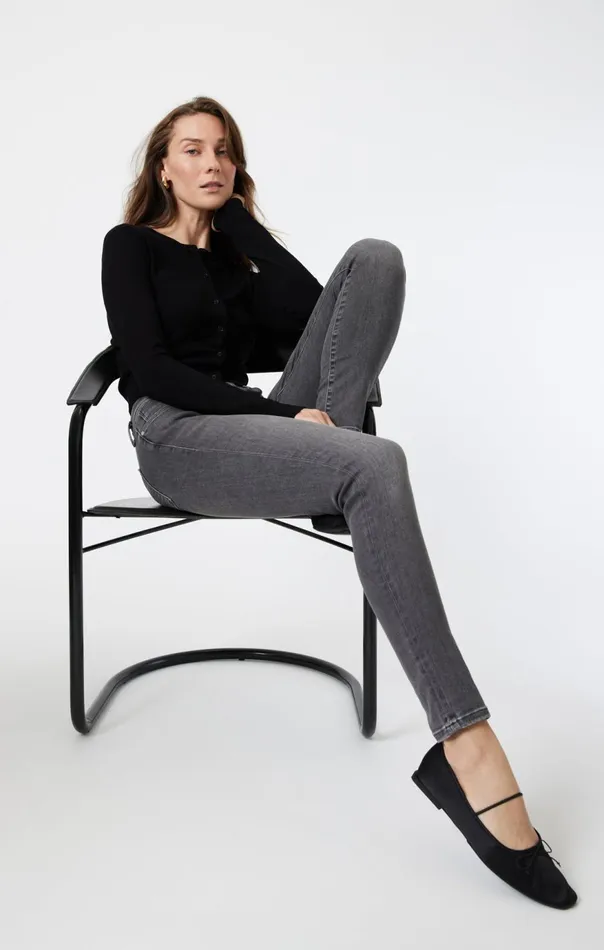Women Alexa Skinny In Mid Smoke Indigo Shape Mavi Jeans Denim