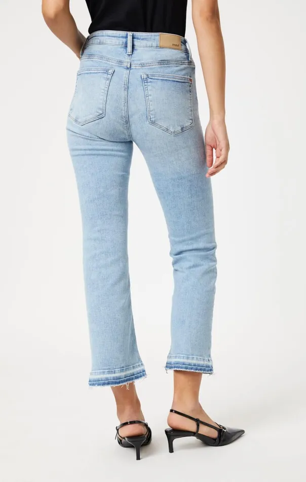 Women Anika Crop Flare In Light Flex Blue Mavi Jeans Denim Women Anika Crop Flare In Light Flex Blue Mavi Jeans Denim