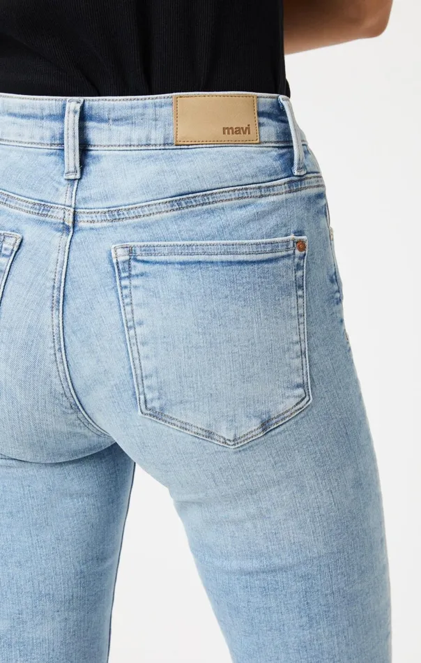 Women Anika Crop Flare In Light Flex Blue Mavi Jeans Denim Women Anika Crop Flare In Light Flex Blue Mavi Jeans Denim