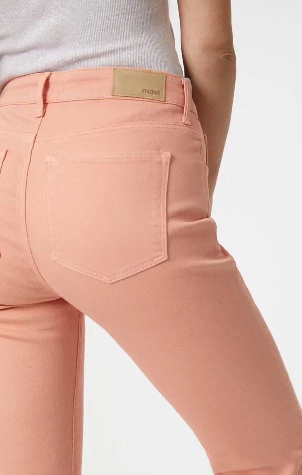 Women Anika Crop Flare In Peach Fuzz Flex Blue Mavi Jeans Denim Women Anika Crop Flare In Peach Fuzz Flex Blue Mavi Jeans Denim