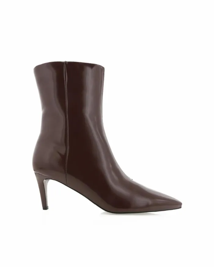 Women Ankle Boots Billini AINSLEY 8211 CHOC SHINE