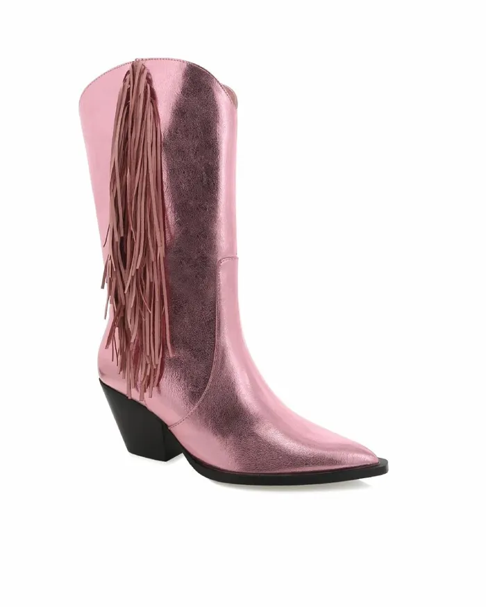 Women Ankle Boots Billini ANDI 8211 LIGHT PINK METALLIC