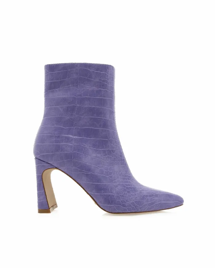 Women Ankle Boots Billini LAYORI 8211 AMETHYST CROC