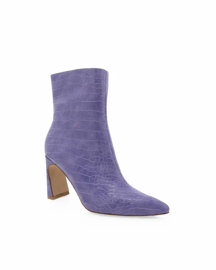 Women Ankle Boots Billini LAYORI 8211 AMETHYST CROC