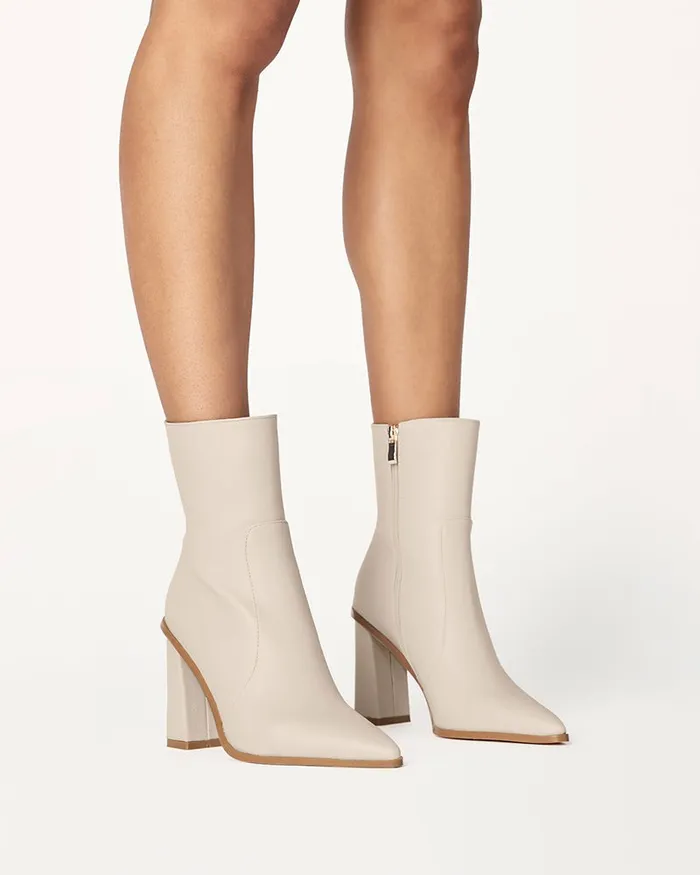 Women Ankle Boots Billini MIRIE 8211 IVORY