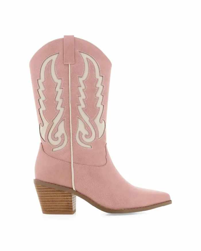 Women Ankle Boots Billini NORVA 8211 PINK IVORY