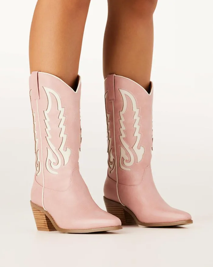 Women Ankle Boots Billini NORVA 8211 PINK IVORY