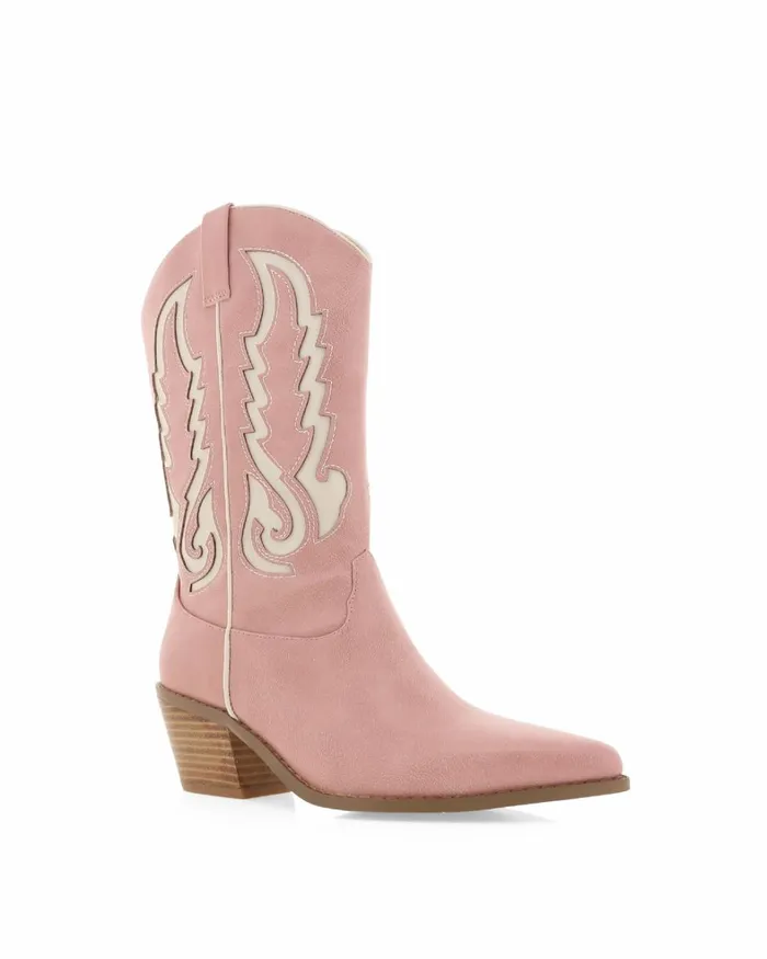 Women Ankle Boots Billini NORVA 8211 PINK IVORY
