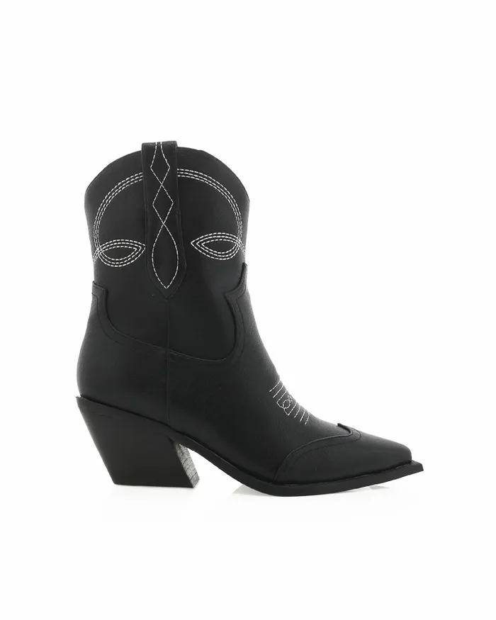 Women Ankle Boots Billini UDEL 8211 BLACKWHITE