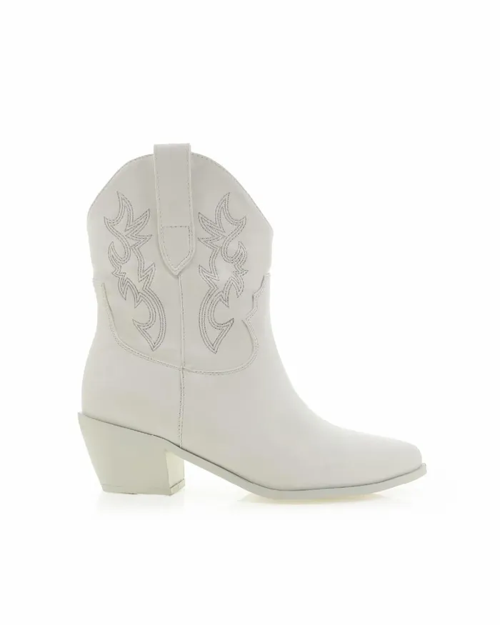 Women Ankle Boots Billini UMERI 8211 WHITE CASUAL