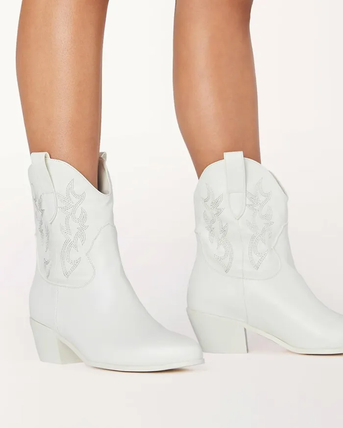 Women Ankle Boots Billini UMERI 8211 WHITE CASUAL