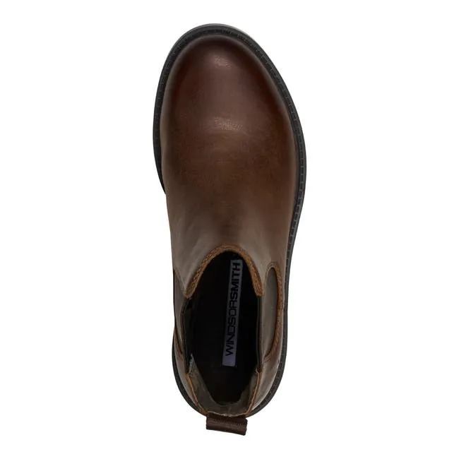 Women Beginning Dark Brown Boots Windsor Smith Boots