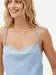 Women Bella Dahl Mini Dresses Braided Strap Bias Cut Denim Dress 8211 Light Indigo Wash LIGHT INDIGO WASH