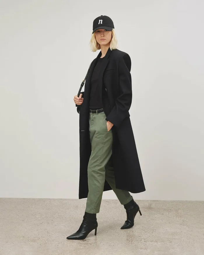 Women Belts and Accessories Nili Lotan BASEBALL HAT Black
