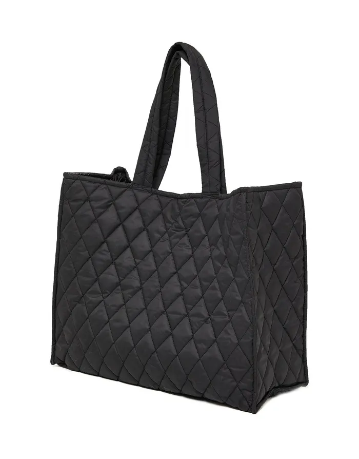 Women Black Quilted Bag and Bucket Hat 2Piece Set Black Threadbare Accessories Women Black Quilted Bag and Bucket Hat 2Piece Set Black Threadbare Accessories
