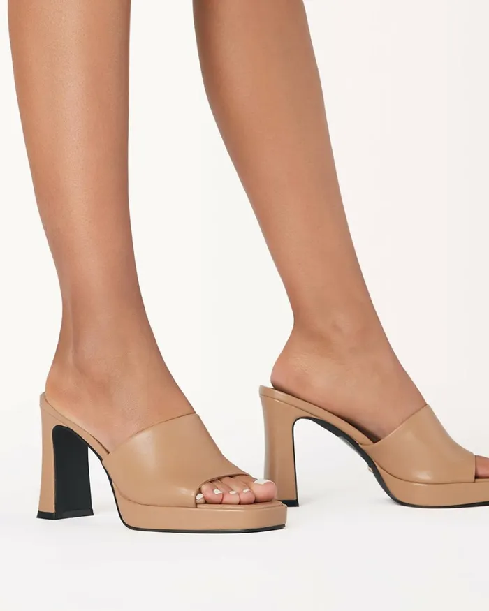 Women Block Heels Billini AMERO 8211 SAND