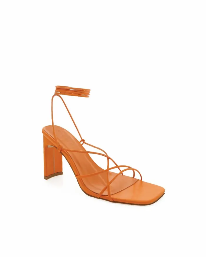 Women Block Heels Billini BEATRICE 8211 TANGERINE