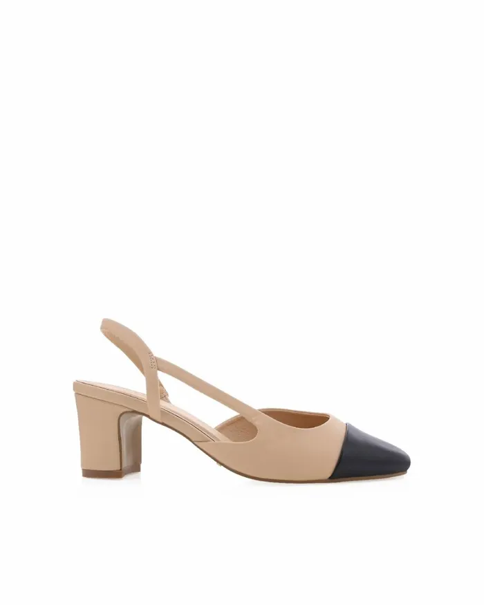 Women Block Heels Billini FINTRA 8211 NOUGATBLACK