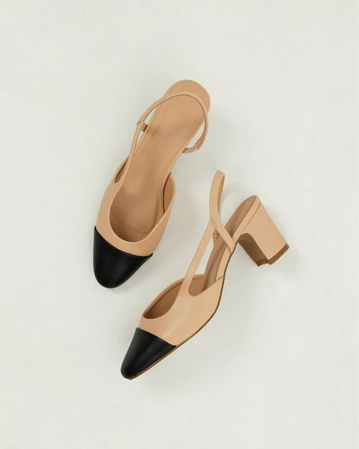 Women Block Heels Billini FINTRA 8211 NOUGATBLACK