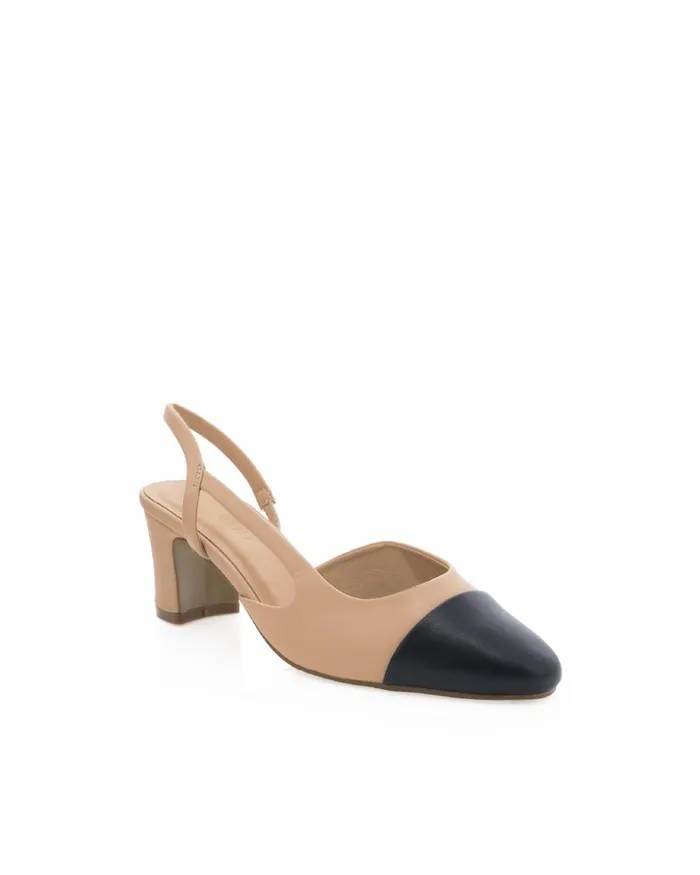Women Block Heels Billini FINTRA 8211 NOUGATBLACK