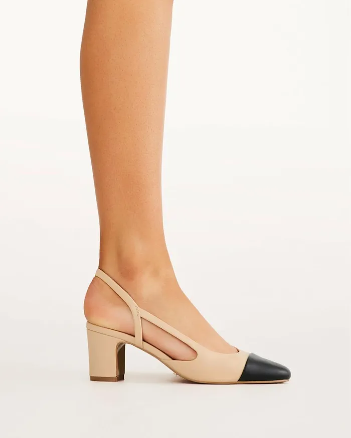 Women Block Heels Billini FINTRA 8211 NOUGATBLACK