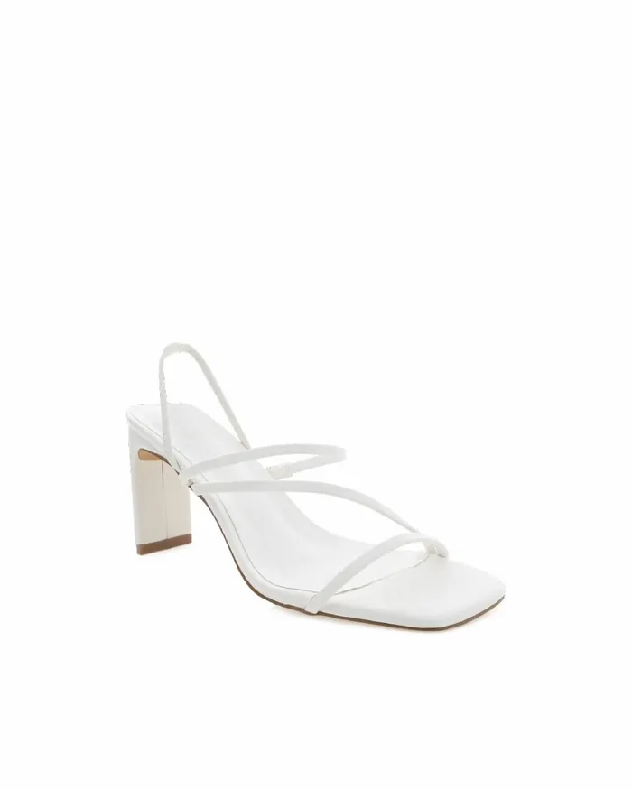 Women Block Heels Billini GENNA WIDE FIT 8211 WHITE