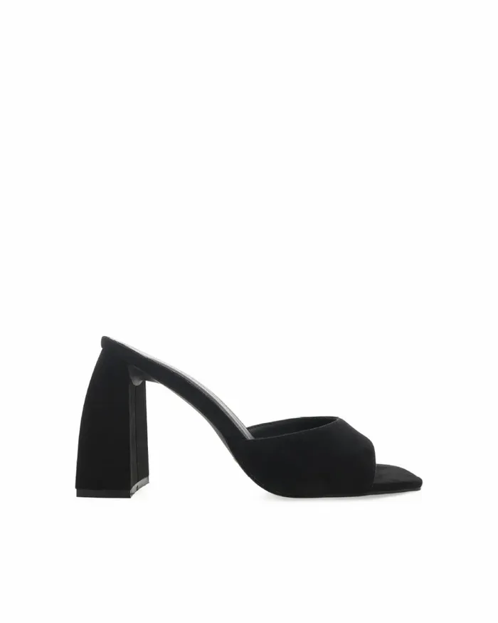 Women Block Heels Billini JAYLEN 8211 BLACK SUEDE