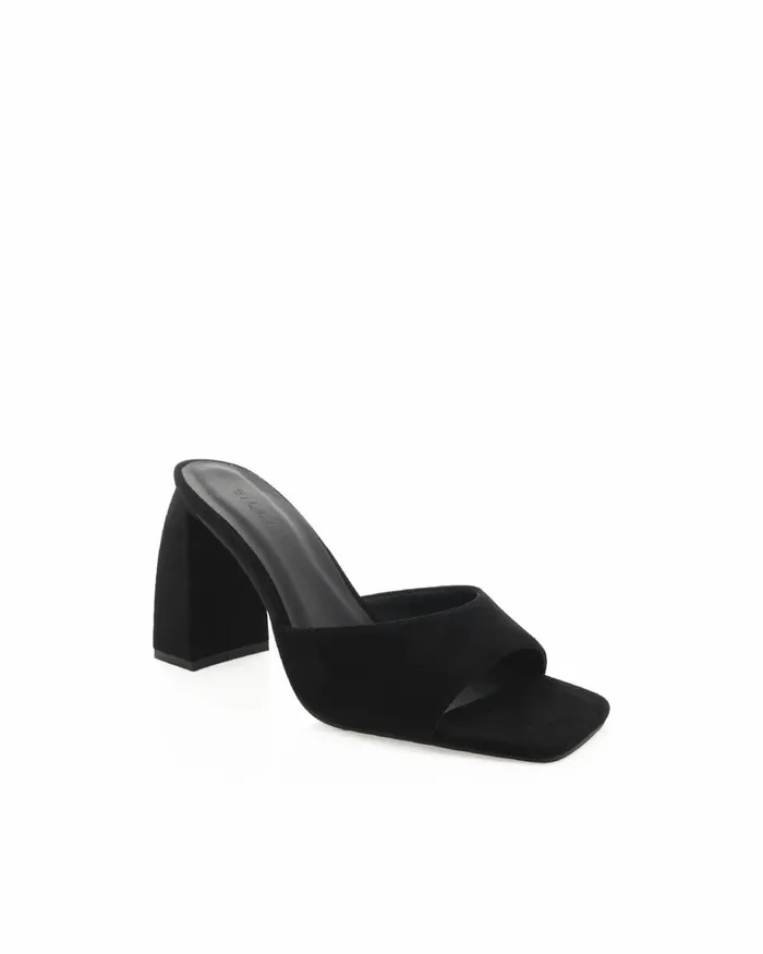 Women Block Heels Billini JAYLEN 8211 BLACK SUEDE