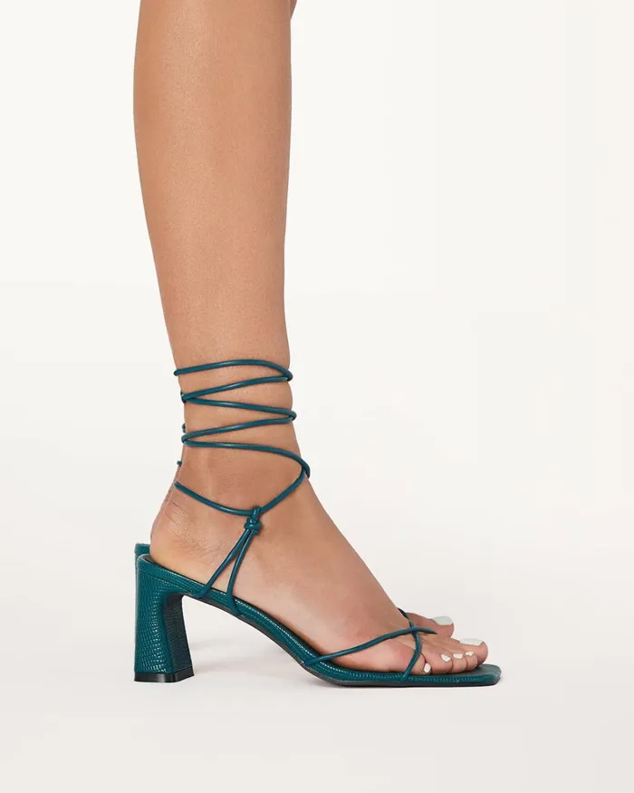 Women Block Heels Billini MAHIRA 8211 TEALTEAL SCALE