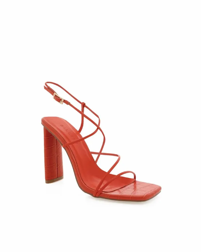 Women Block Heels Billini PERCY 8211 FLAME CROC