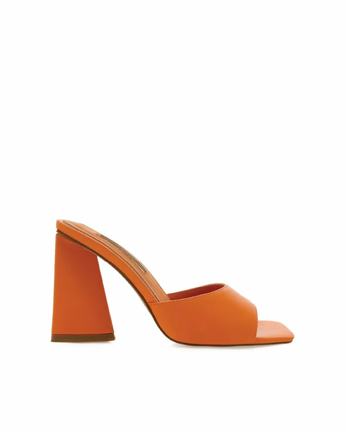 Women Block Heels Billini QUINN 8211 ORANGE
