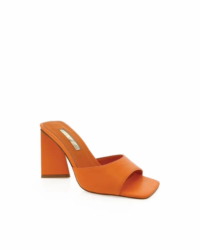 Women Block Heels Billini QUINN 8211 ORANGE