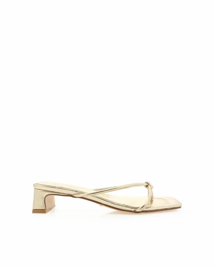 Women Block Heels Billini URIELLA 8211 ANTIQUE GOLD