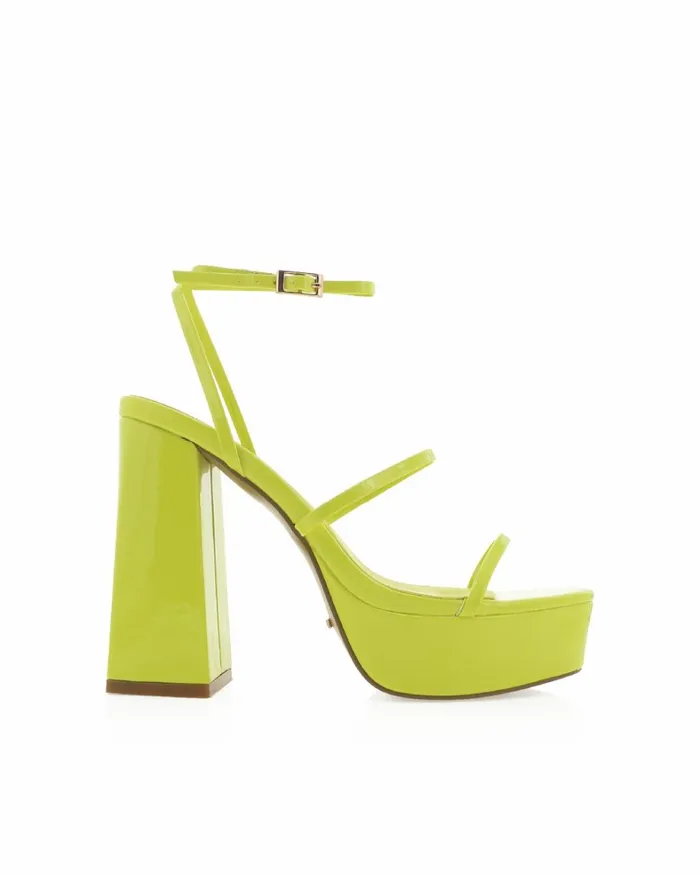 Women Block Heels Billini VINCIJA 8211 WASABI PATENT