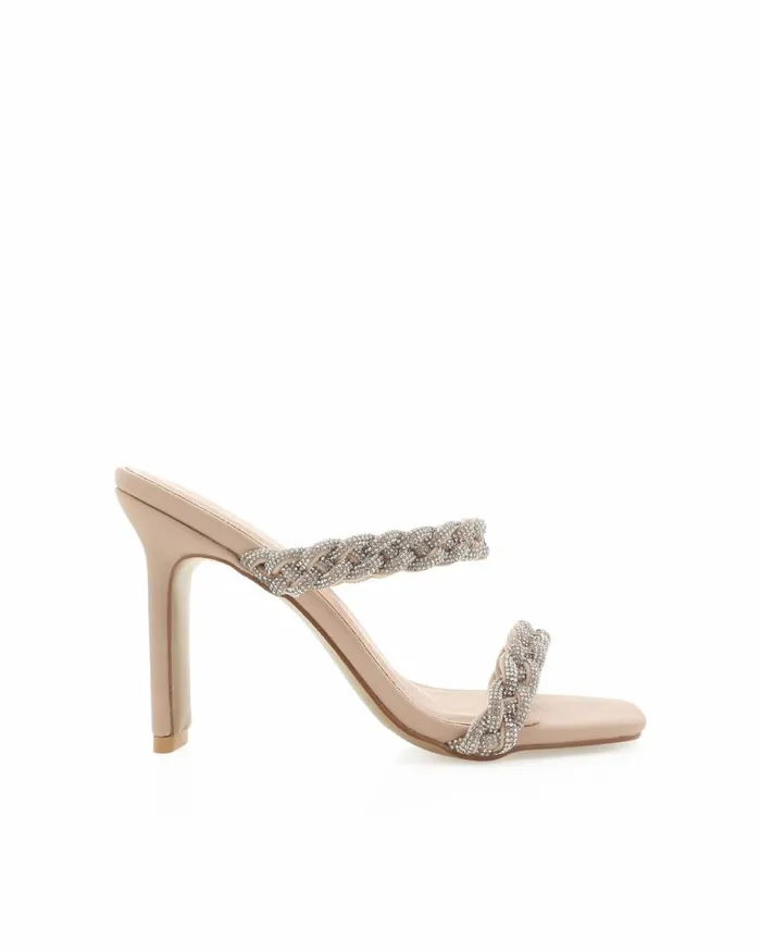 Women Block Heels Billini XANDRA 8211 NUDEDIAMANTE