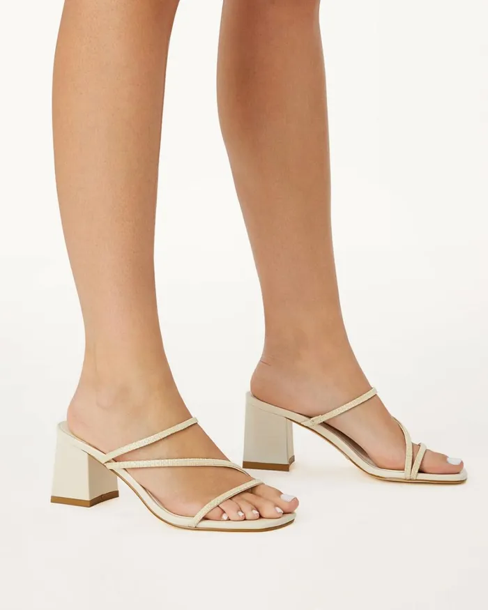 Women Block Heels Billini YAZMIN 20 8211 SAND RAFFIASAND