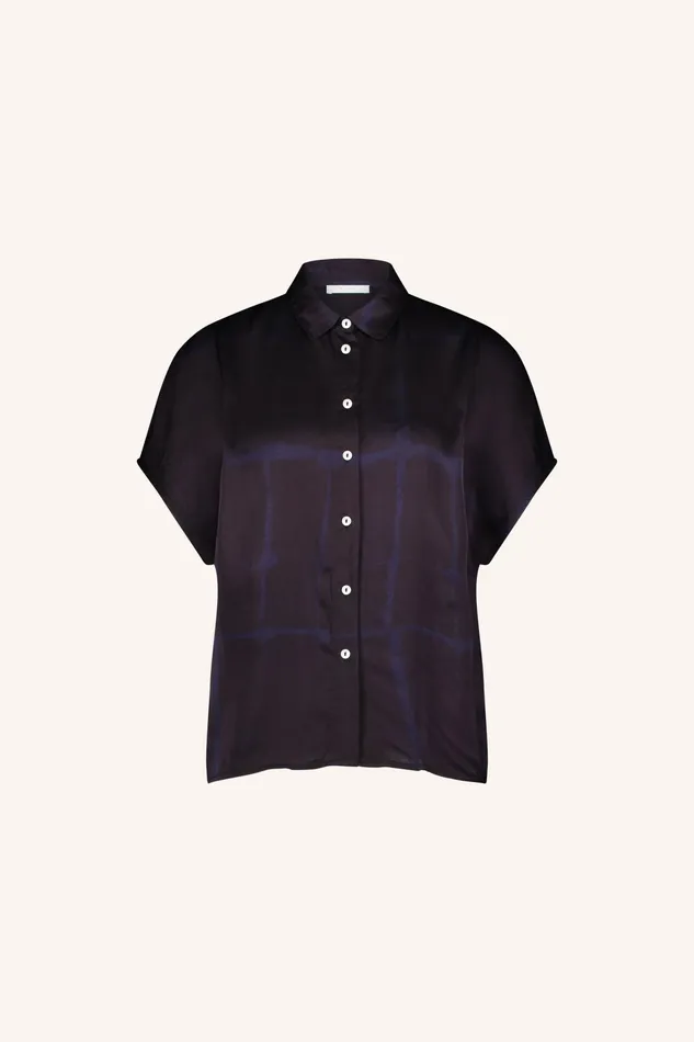 Women Blouses Bybar Karly Square Blouse Square Print Women Blouses Bybar Karly Square Blouse Square Print