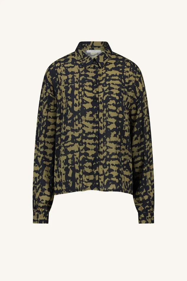 Women Blouses Bybar Lykke Painting Blouse Painting Print Women Blouses Bybar Lykke Painting Blouse Painting Print
