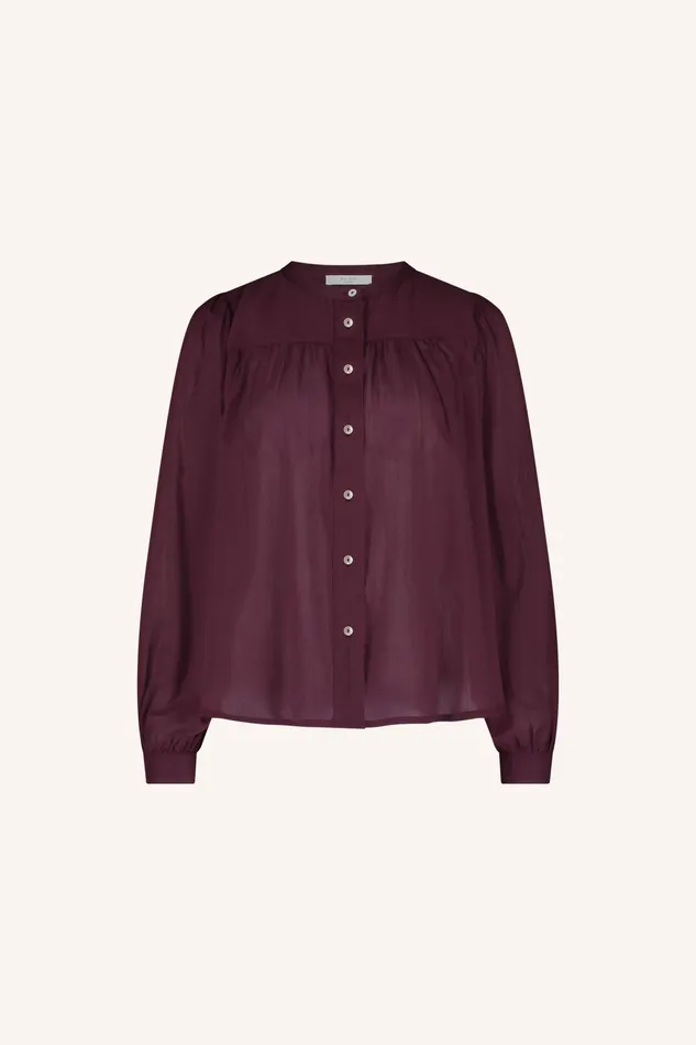 Women Blouses Bybar Meggie Voile Blouse Pecan Women Blouses Bybar Meggie Voile Blouse Pecan