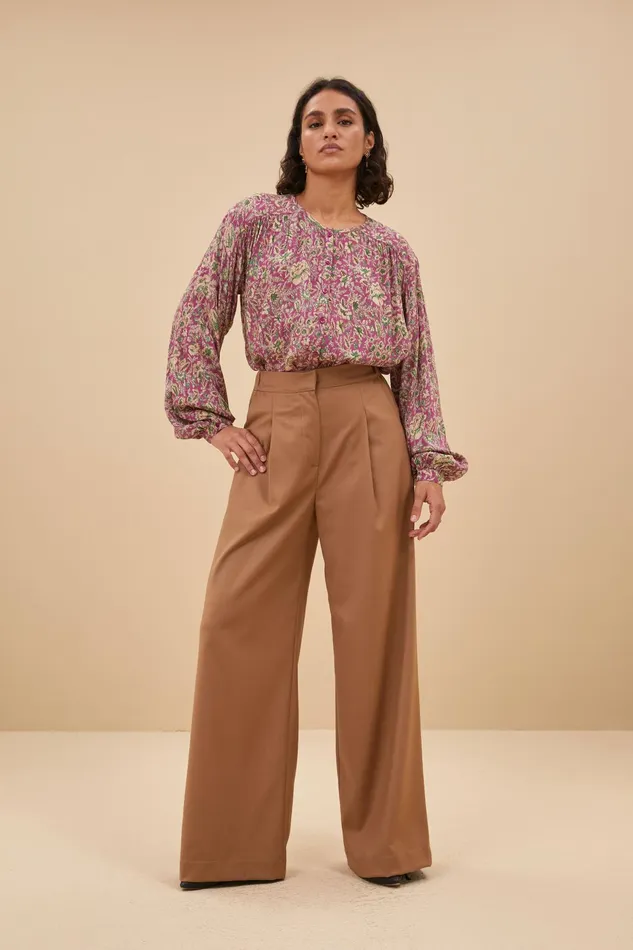 Women Blouses Bybar Saar Bouquet Blouse Bouquet Print