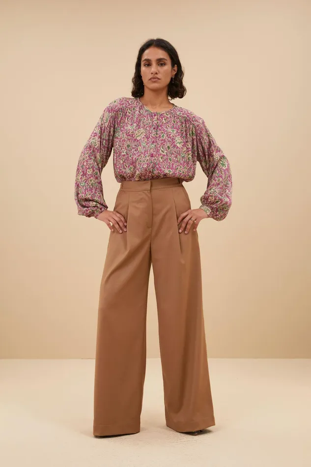 Women Blouses Bybar Saar Bouquet Blouse Bouquet Print