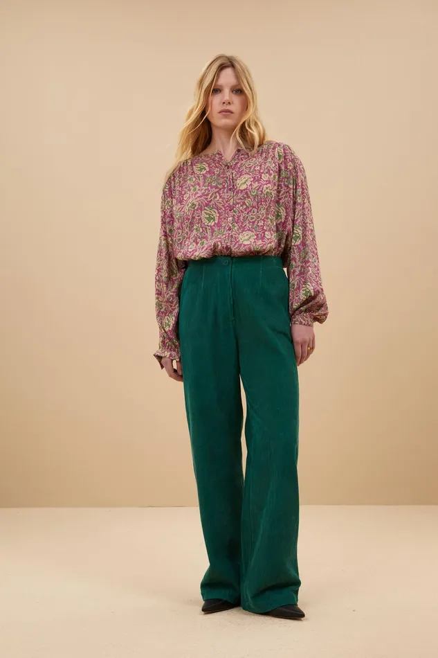Women Blouses Bybar Saar Bouquet Blouse Bouquet Print